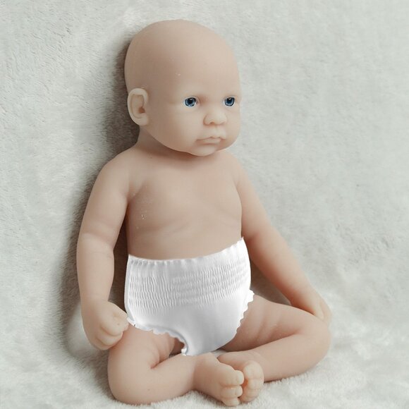 26cm Open Eyes Silicone Reborn Baby Doll 1.32lbs Full Silicone Newborn Girl Doll - Picture 6 of 7